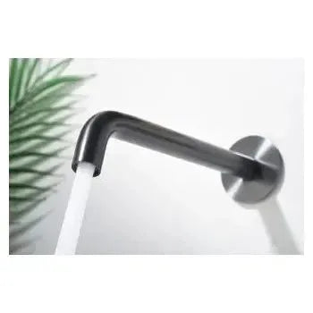 Vista principal de Grifo monomando empotrado para lavabo hecho de latón con acabado negro metalizado Genova de Imex