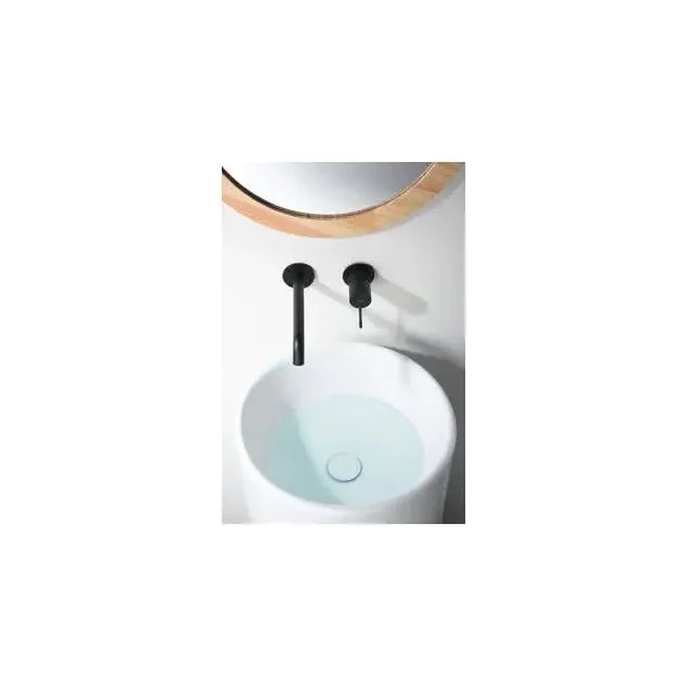 Grifo monomando empotrado para lavabo hecho de latón con acabado negro mate Genova de Imex Imex