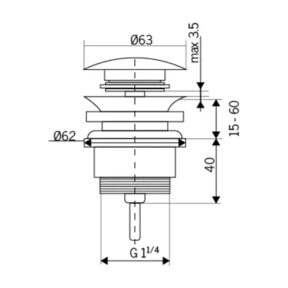 Primer plano de textura de Grifo monomando moderno para lavabo en acabado oro cepillado de Imex
