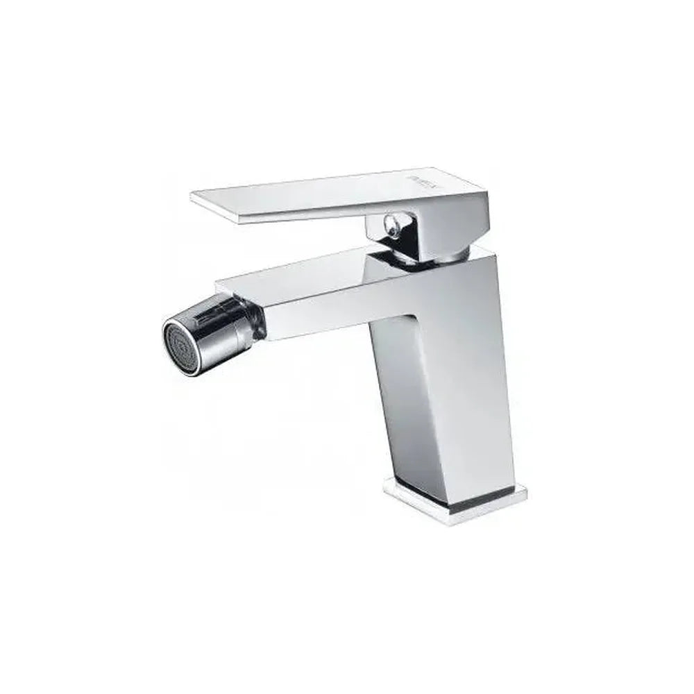 Grifo monomando para bidé con rótula orientable y un cierre cerámico de acabado cromado Art de Imex Imex