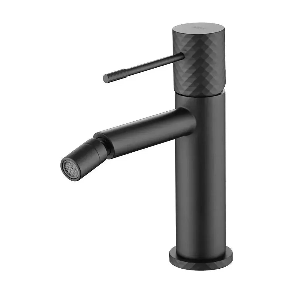 Grifo monomando para bidé con tecnología cold open hecho de latón con acabado negro mate Genova de Imex Imex