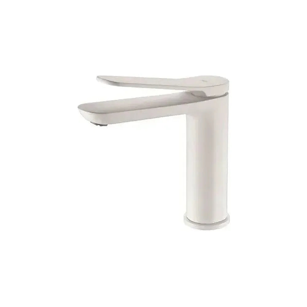 Grifo monomando para lavabo con discos cerámicos y un acabado blanco mate Dinamarca de Imex Imex