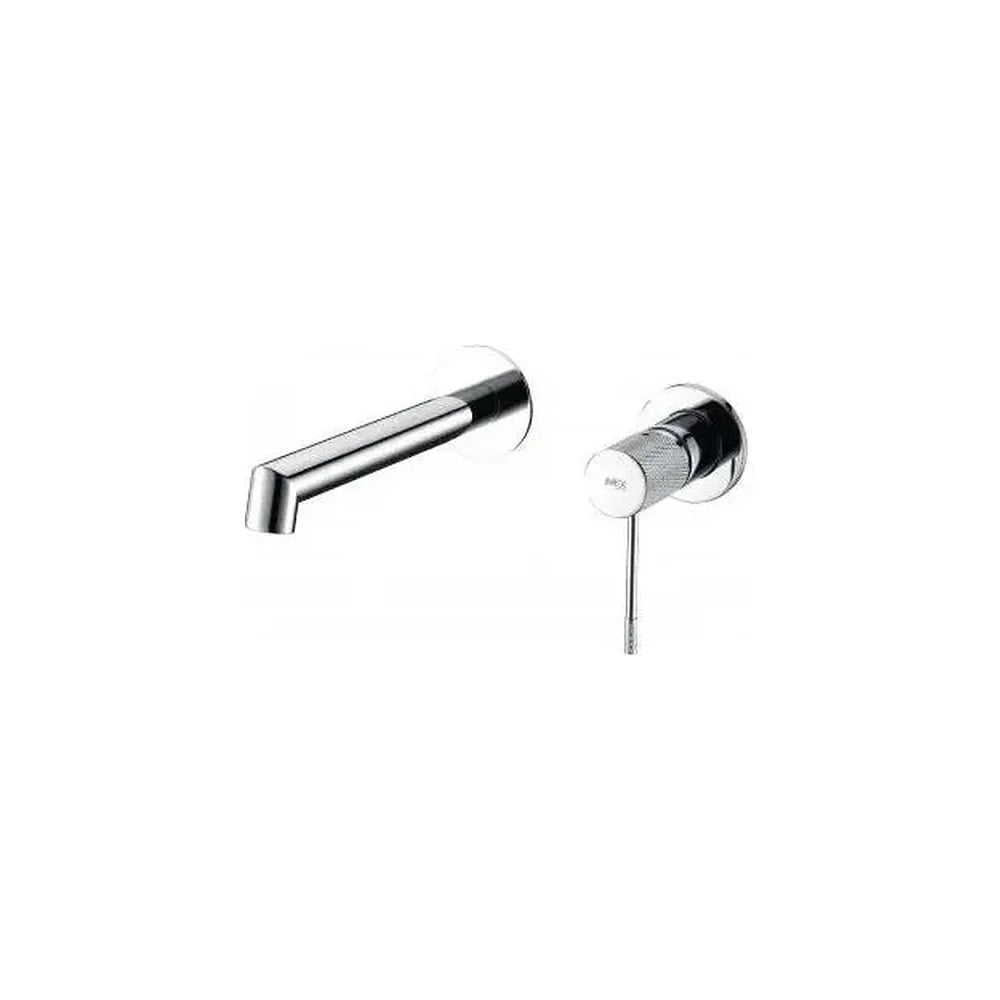 Grifo monomando para lavabo con un diseño empotrado y fabricado en latón cromado Line de Imex Imex