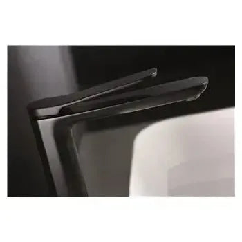 Vista principal de Grifo monomando para lavabo de caño alto con un acabado negro mate Dinamarca de Imex