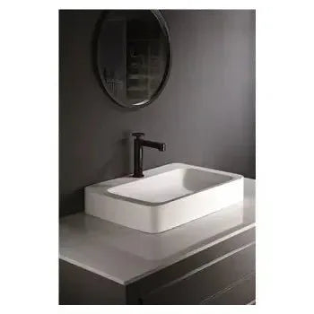 Vista principal de Grifo monomando para lavabo fabricado en latón con un cartucho de cierre cerámico Olimpo de Imex