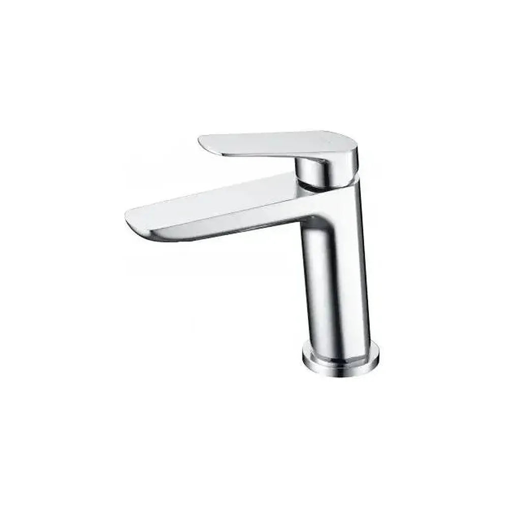 Grifo monomando para lavabo fabricado en latón cromado con un cartucho cerámico Belgica de Imex Imex