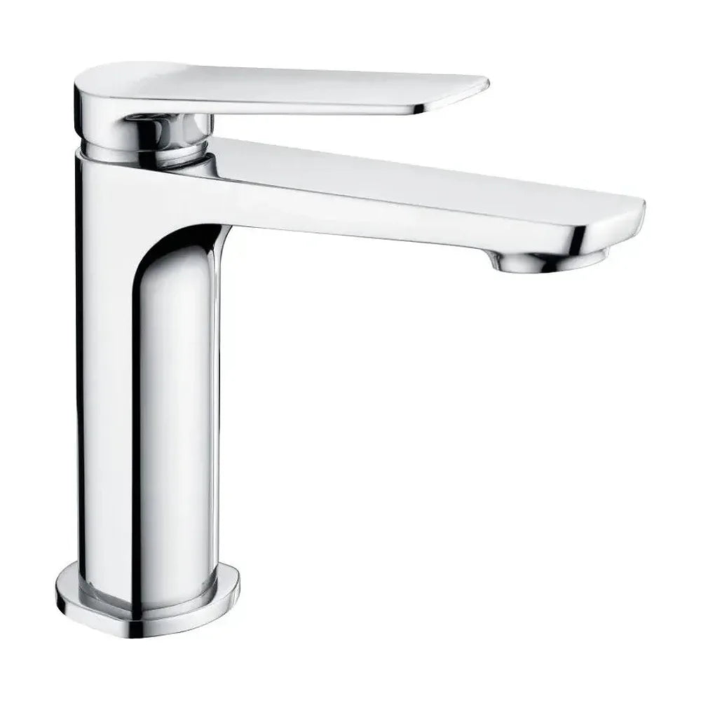 Grifo monomando sobre repisa para lavabo hecho de latón con acabado cromado Napoles de Imex Imex