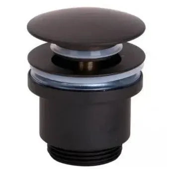 Vista principal de Grifo negro mate monomando de lavabo con un caño alto fabricado en latón Luxor de Imex