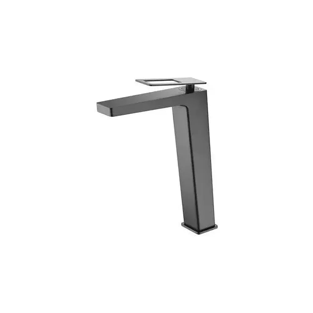 Grifo para lavabo con un diseño monomando de caño alto y un acabado negro mate Suecia de Imex Imex