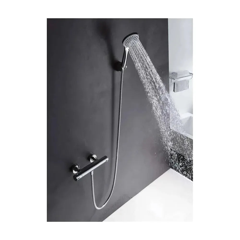 Grifo termostático de diseño empotrable para bañera o ducha de diseño moderno Creta de Imex Imex