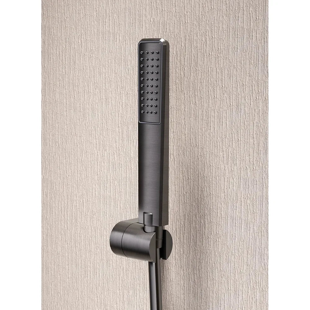 Plano o detalle técnico de Kit baño/ducha monomando Firenze oro rosa cepillado Imex (vista 5)