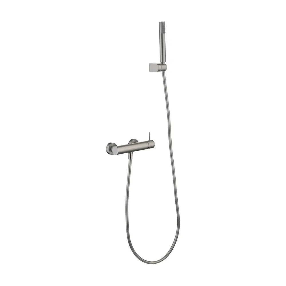 Kit ducha monomando Genova níquel cepillado Imex Imex