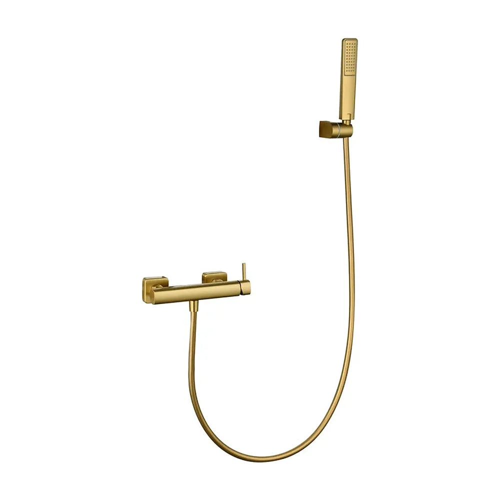 Kit Ducha Monomando Toscana Oro Cepillado Imex Imex