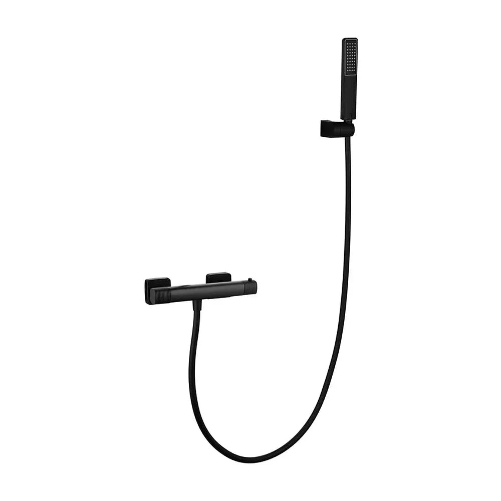 Kit ducha termostático Firenze negro mate Imex Imex
