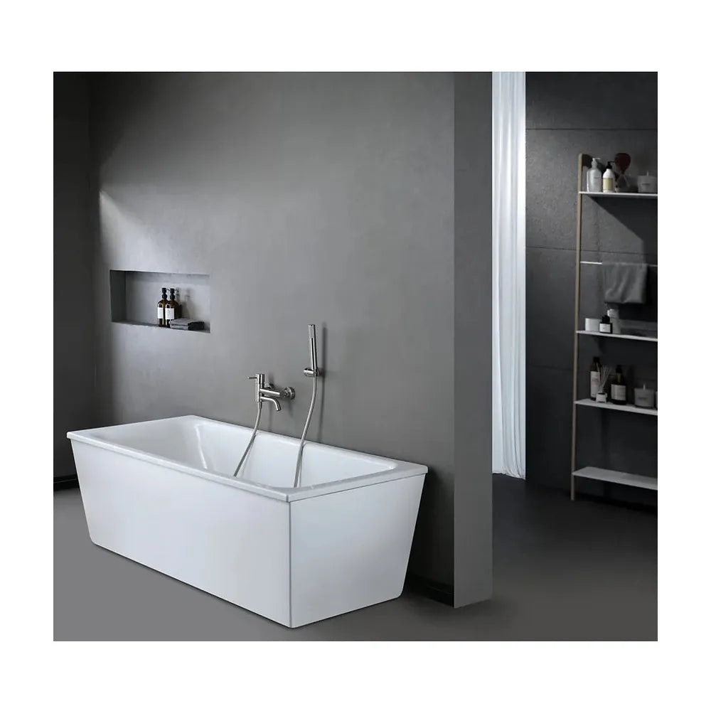 Plano de medidas y cotas técnicas de Monomando kit baño/ducha Monza níquel cepillado Imex