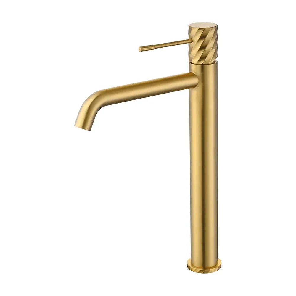 Monomando lavabo alto Bless oro cepillado Imex Imex