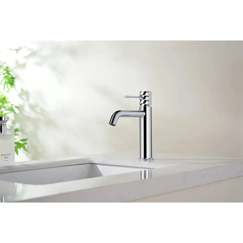 Plano o detalle técnico de Monomando lavabo Bless cromo Imex