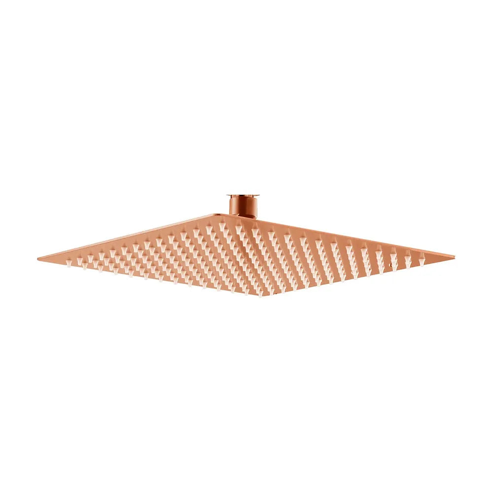 Rociador Cuadrado 20x20 Oro Rosa Cepillado Imex Imex