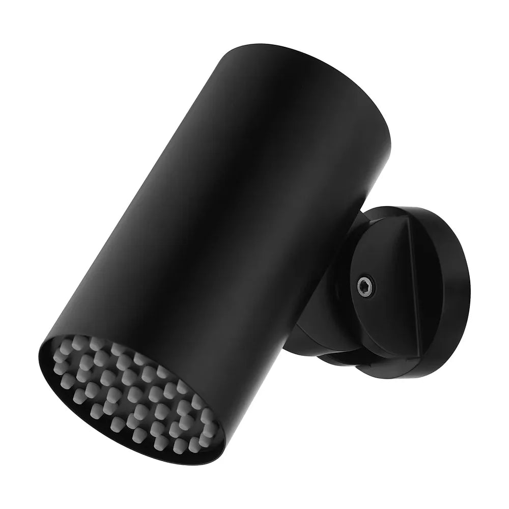 Rociador redondo Ø8cm Tube para ducha empotrada negro mate Imex Imex