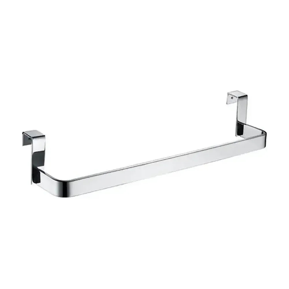 Toallero de barra rectangular de 36 cm para mueble de baño con un acabado cromado de Imex Imex
