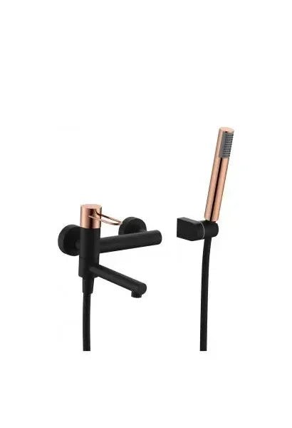 imex_milos_bdy027_4nor_grifo_monomando_de_pared_para_bañera_fabricada_en_latón_de_acabado_negro_mate_y_oro_rosa_0