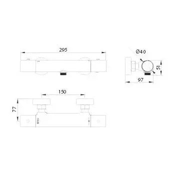 imex_genova_btg053_5bgm_grifería_termostática_para_ducha_con_mango_y_flexo_hecha_de_latón_con_acabado_negro_metalizado_2