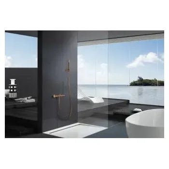 imex_genova_btg053_5orc_grifería_termostática_para_ducha_con_mango_y_flexo_hecha_de_latón_con_acabado_oro_rosa_cepillado_1