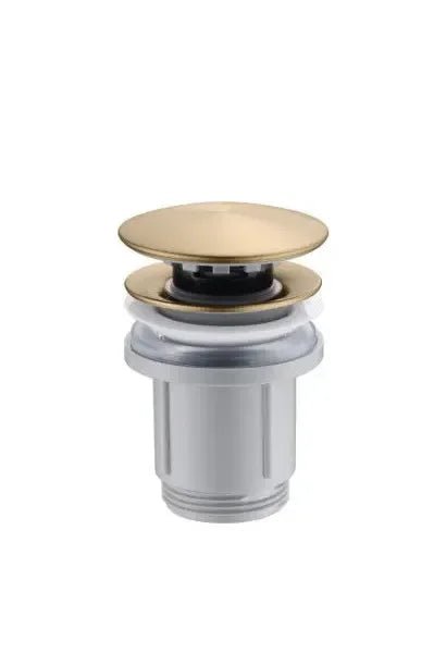 imex_vcc020_válvula_de_desagüe_para_lavabos_y_bidés_fabricada_en_pvc_y_acero_de_acabado_oro_cepillado_0