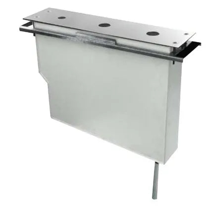 Kit monomando para bañera con inversor automático de diseño cúbico y acabado cromado Cub Cuadro TRES 1