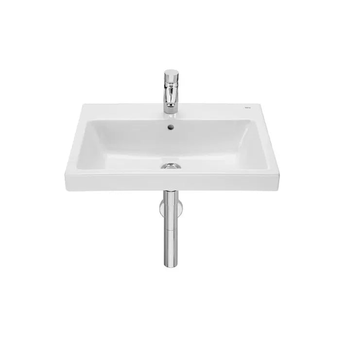 ROCA THE GAP A3270M1000 Lavabo mural de porcelana esmaltada de 60 cm con un acabado en color blanco - MerkiMarket