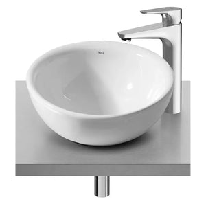 ROCA Bol A327876000 Lavabo sobre encimera de 42 cm de porcelana color blanco - MerkiMarket