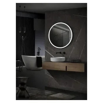 led_imex__espejo_redondo_con_marco_negro_mate_y_luz_frontal_triled_con_doble_sensor_parís_2