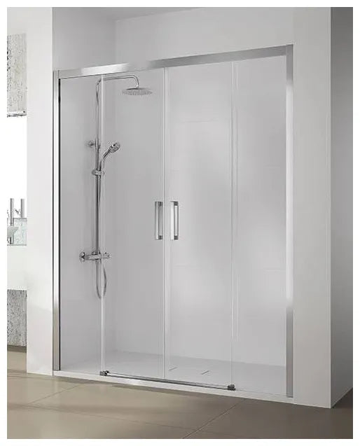 Mampara de ducha de cristal templado CU100 Kassandra 1