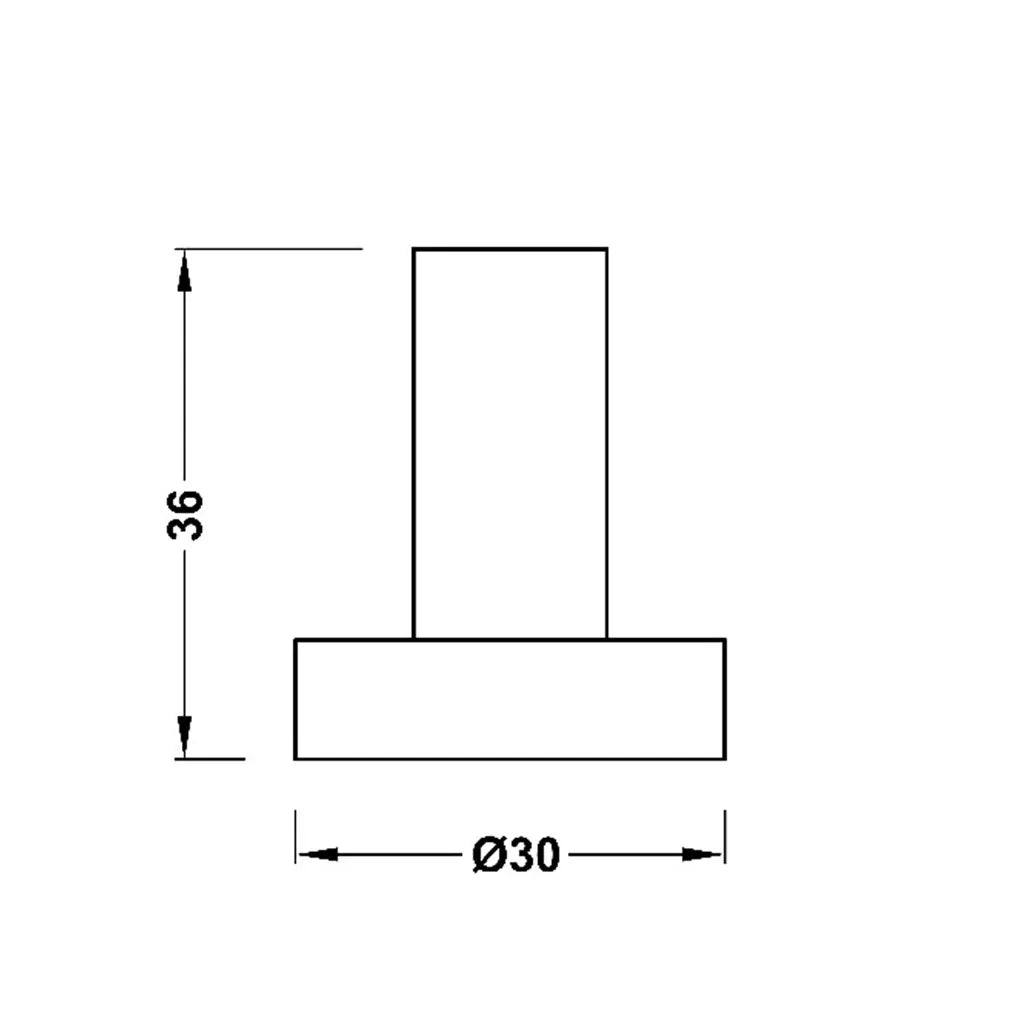 Percha para baño de pared con acabado negro bronce para toallas Tres 1