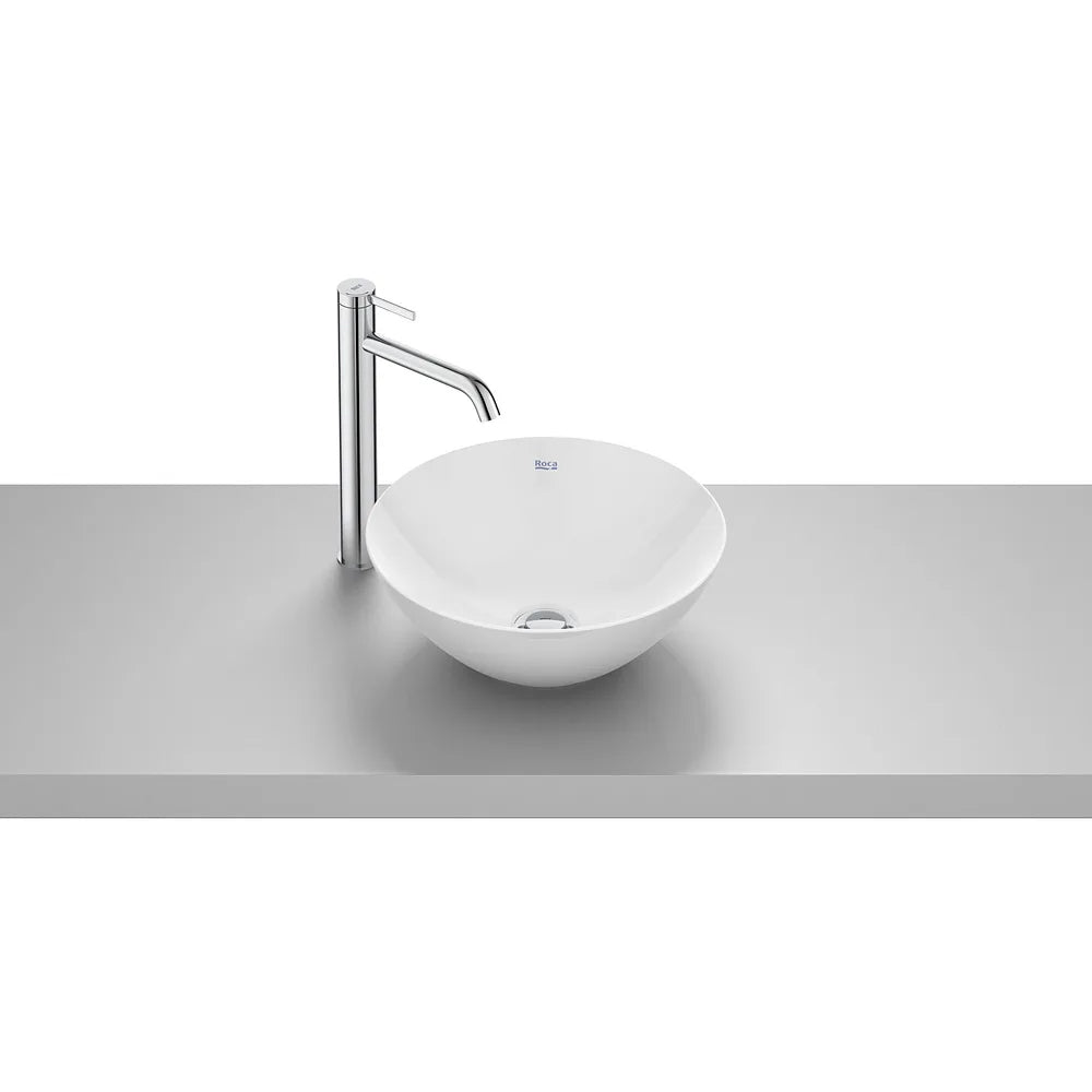 Lavabo redondo de Fineceramic de sobre encimera 35x35x13 5 cm Roca - Vista 2