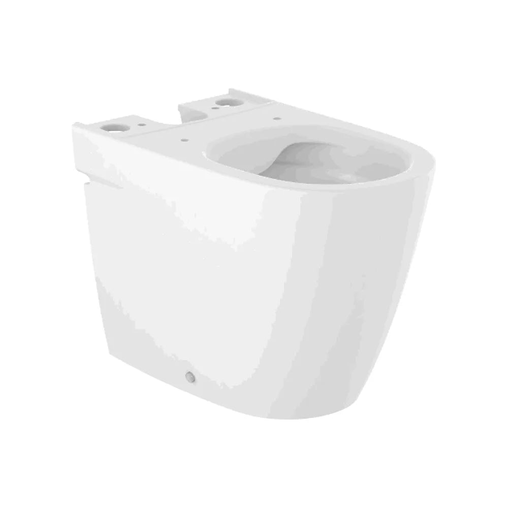 Taza Rimless Adosada a Pared Compacta Salida Dual para Inodoro Tanque Bajo Ona Roca - Vista 1