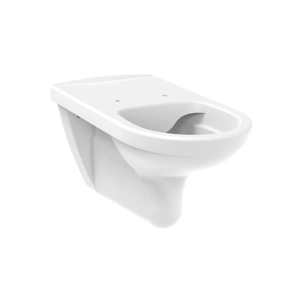 Taza suspendida redonda 70x36x38 cm sistema arrastre compatible Roca - Vista 1