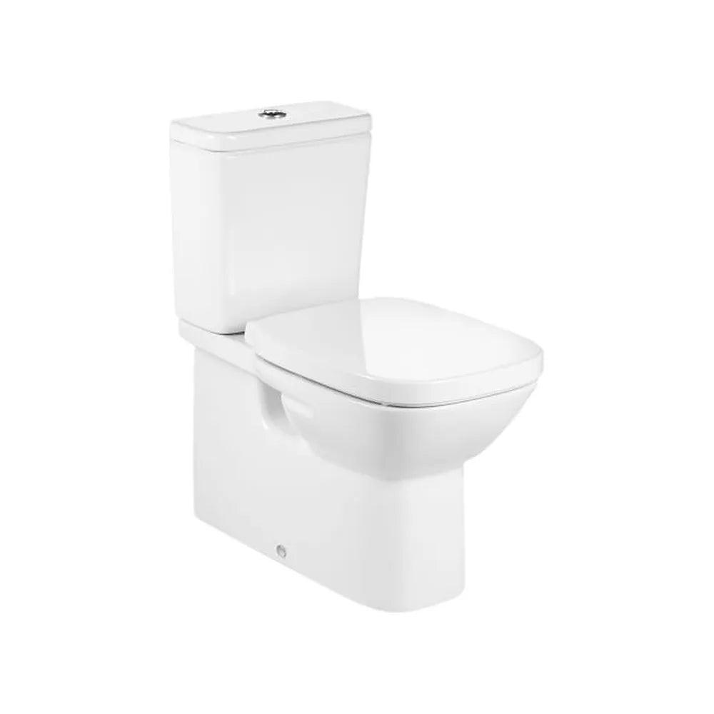 Taza con Salida Dual Adosada a Pared para Inodoro Tanque Bajo Debba 65x35x76cm Roca - Vista 1