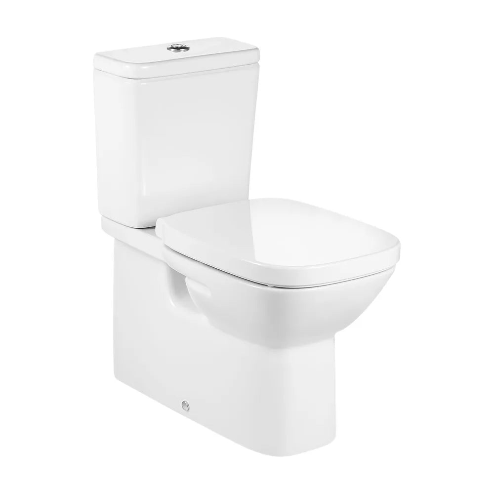 Taza con Salida Dual Adosada a Pared para Inodoro Tanque Bajo Debba 65x35x76cm Roca - Vista 2