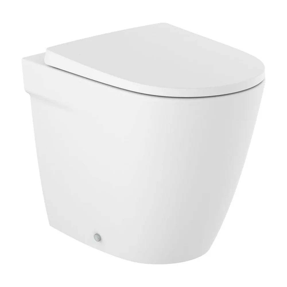 Taza Roca Rimless con salida dual para inodoro tanque alto o empotrable 36x53x46 cm Roca - Vista 2