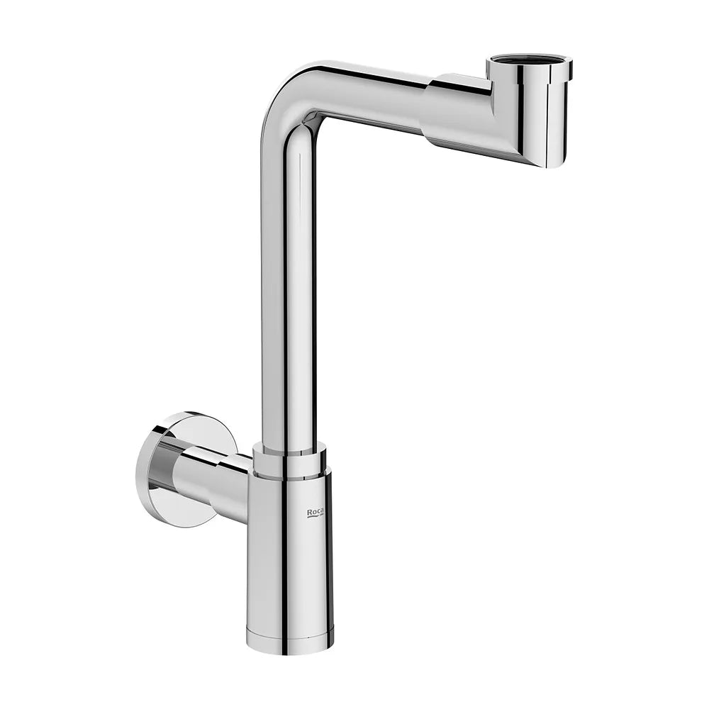 Sifón Mural Cilíndrico Salvaespacio para Lavabo 1 1/4 Pulgadas Tubo 24 Aqua 5 cm Roca - Vista 2