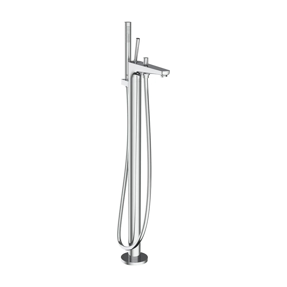 Grifería de pie para baño ducha monomando con inversor automático y ducha de mano Roca - Vista 2