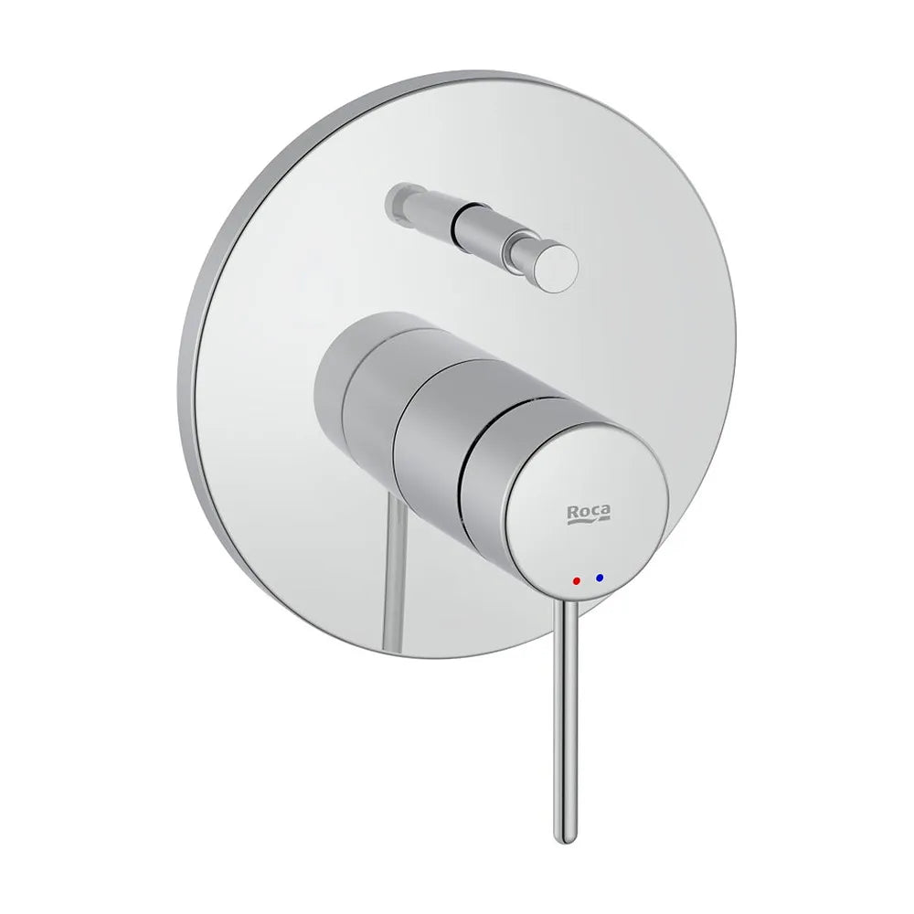 Grifería empotrable baño ducha 2 vías monomando maneta Pin Roca - Vista 2
