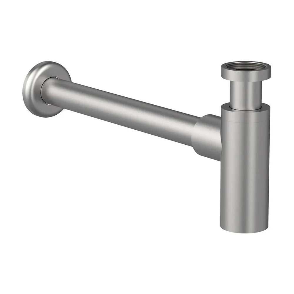 Sifón mural cilíndrico 1 1/4 para lavabo tubo 30 cm Basic Roca - Vista 2