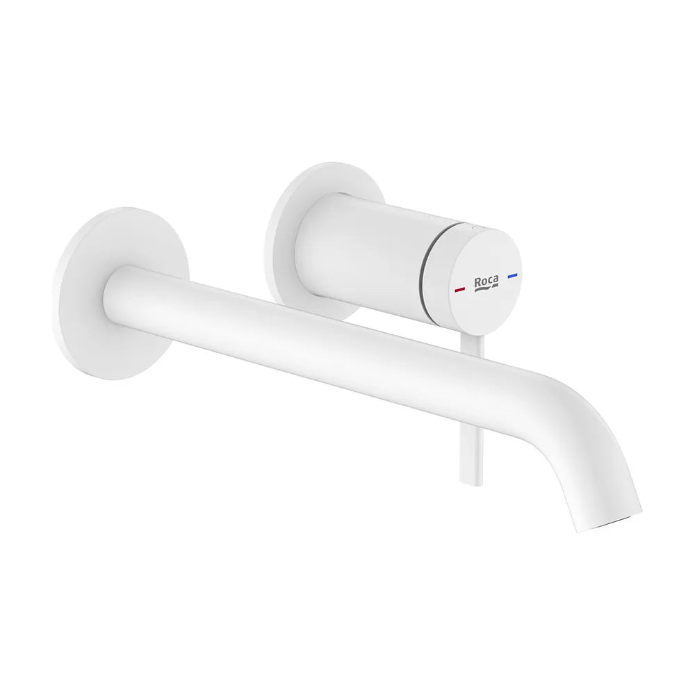 Grifería empotrable monomando para lavabo caño 23 cm cromo biniquel Roca - Vista 2