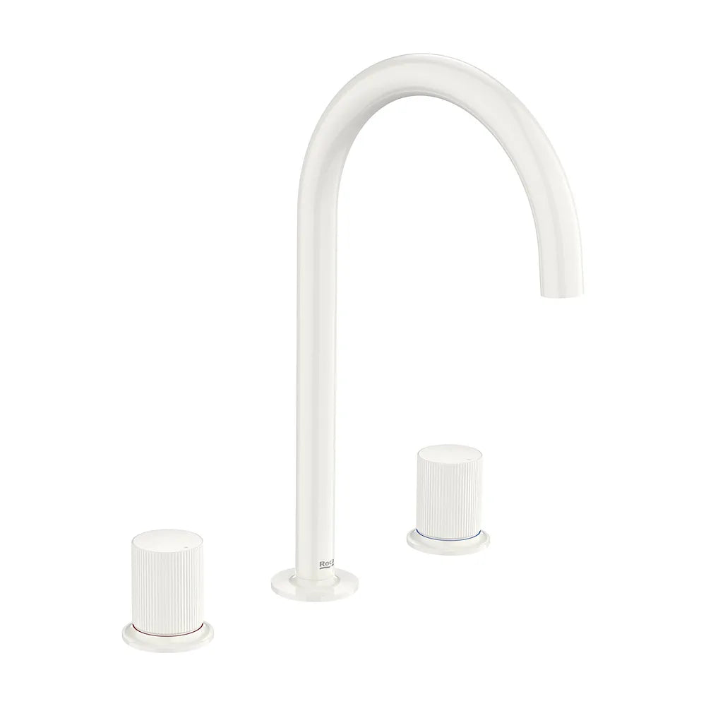 Grifería Bimando para Lavabo con Cuerpo Liso y Manetas de Repisa Stripes Roca - Vista 2