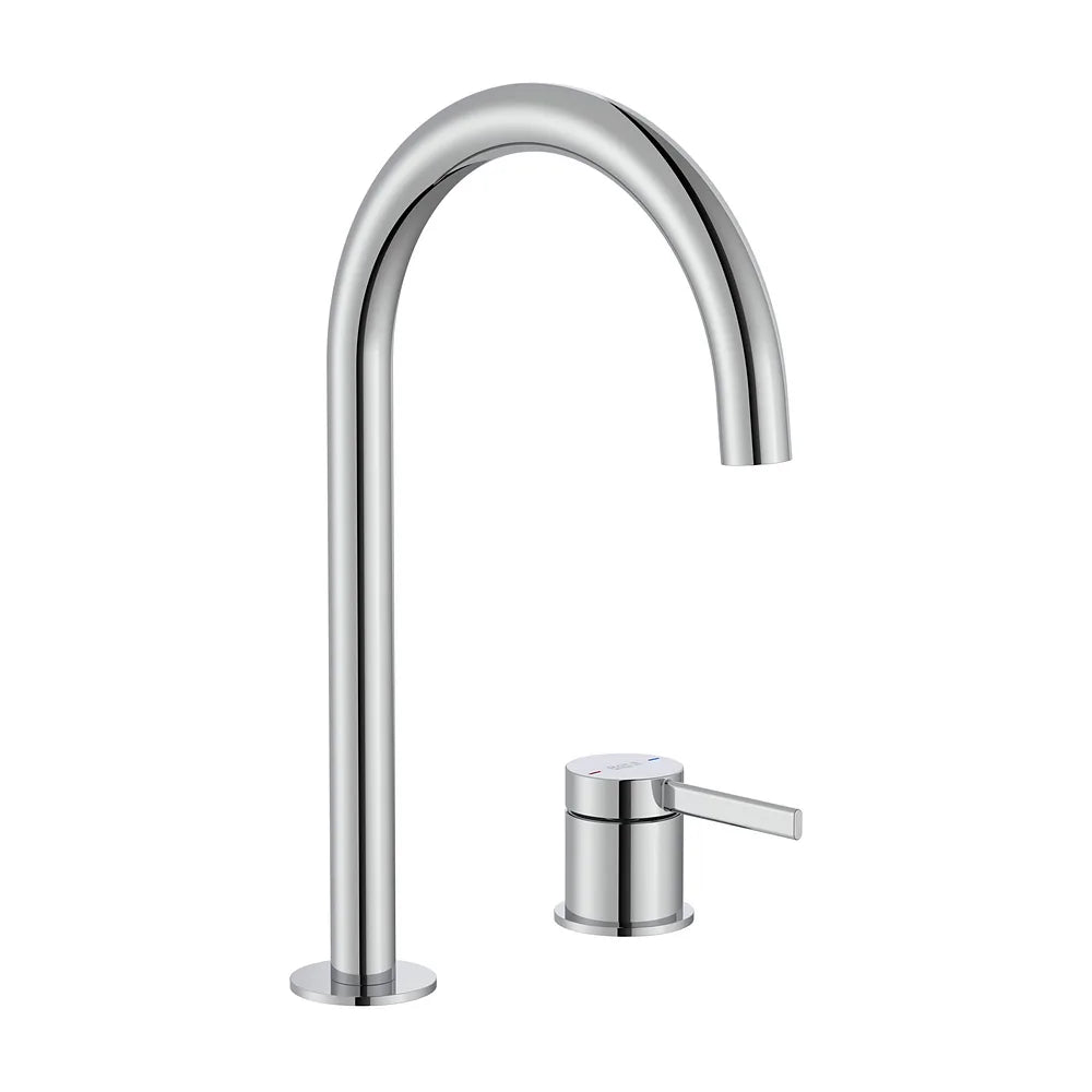 Grifería monomando para lavabo con maneta de repisa y desagüe click-clack Roca - Vista 2