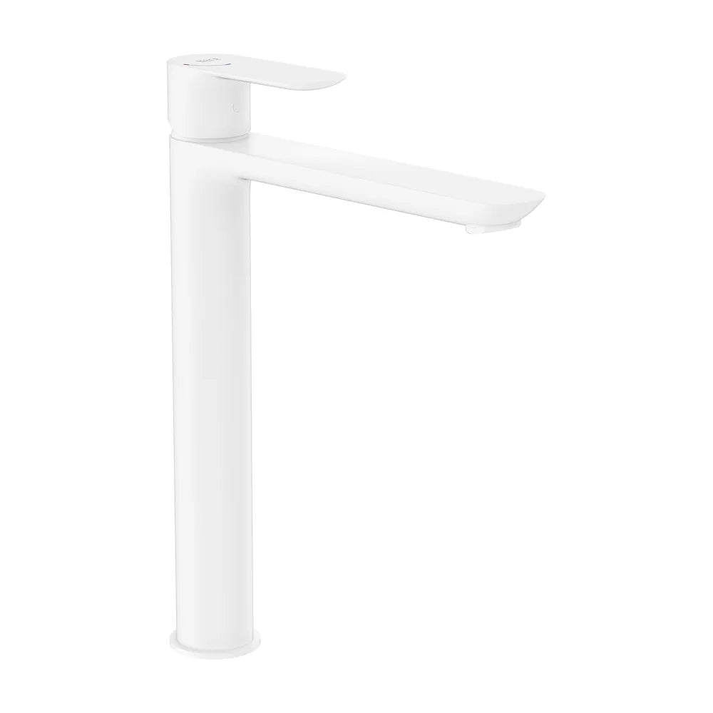 Grifería Monomando para Lavabo de Caño Alto Cuerpo Liso Apertura Agua Fría Cromado Roca - Vista 2