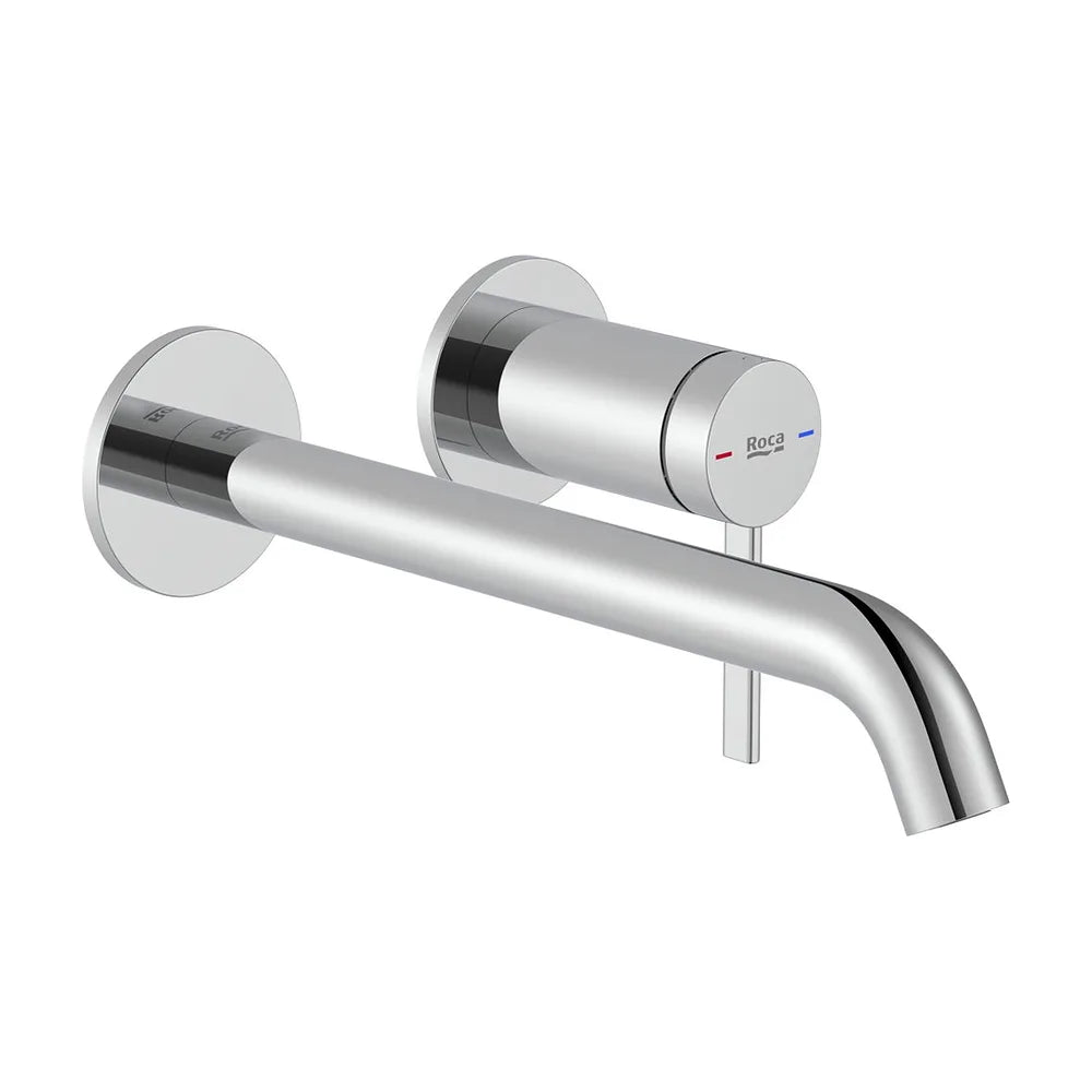 Grifería Empotrable Monomando para Lavabo Caño Biniquel Ona 23 cm Cromo Roca - Vista 2