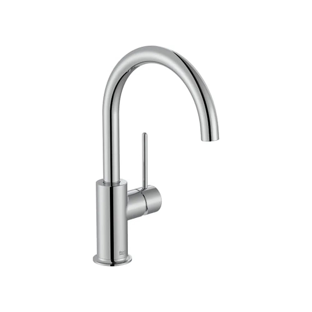 Grifería monomando para lavabo con cuerpo liso maneta lateral y apertura en agua fría Roca - Vista 1